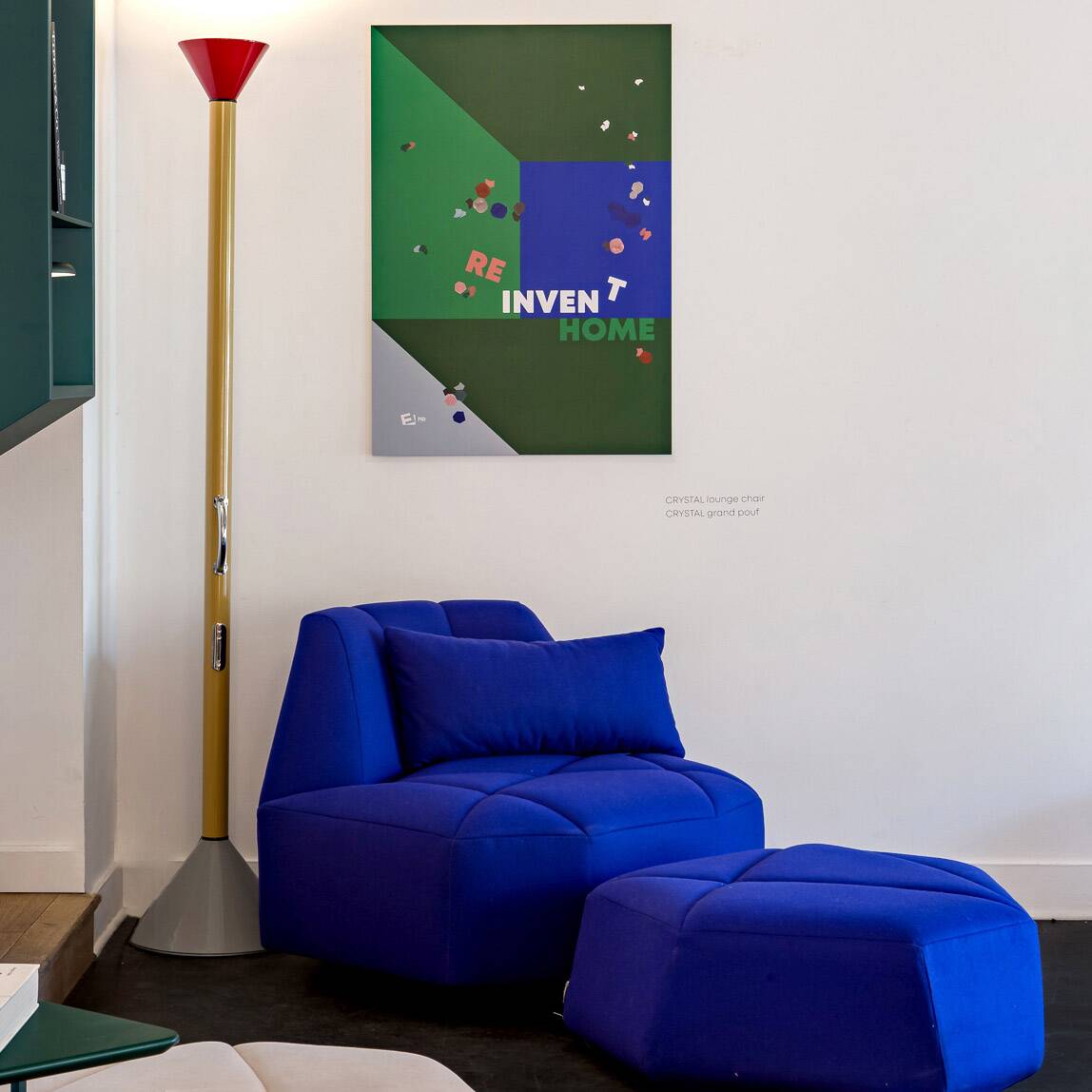 Contemporary swivel armchair - like new condition