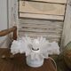 Vintage Flower / White Shell Wall Light – Very beautiful artistic model