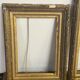 Lot de 3 cadres d'époque en bois et stuc doré