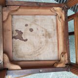 Series of 4 leather art deco chairs 1925