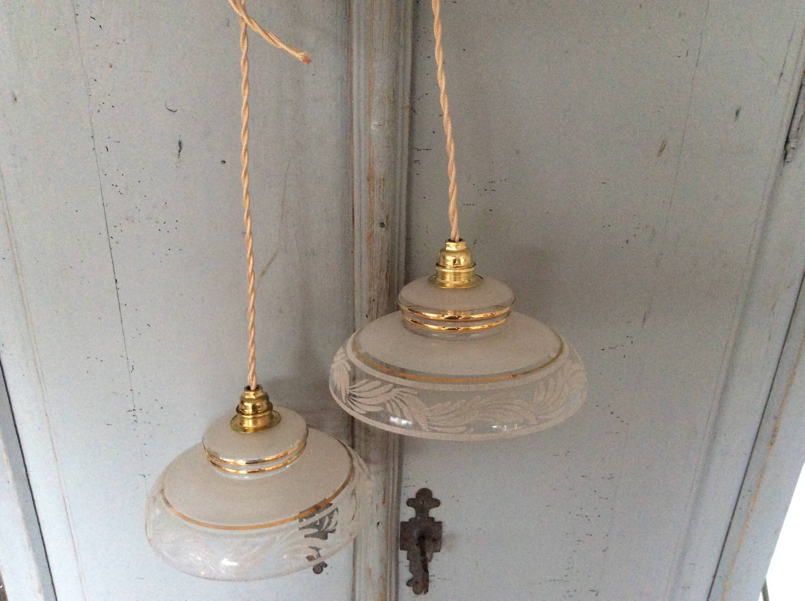 Vintage pendant lights
