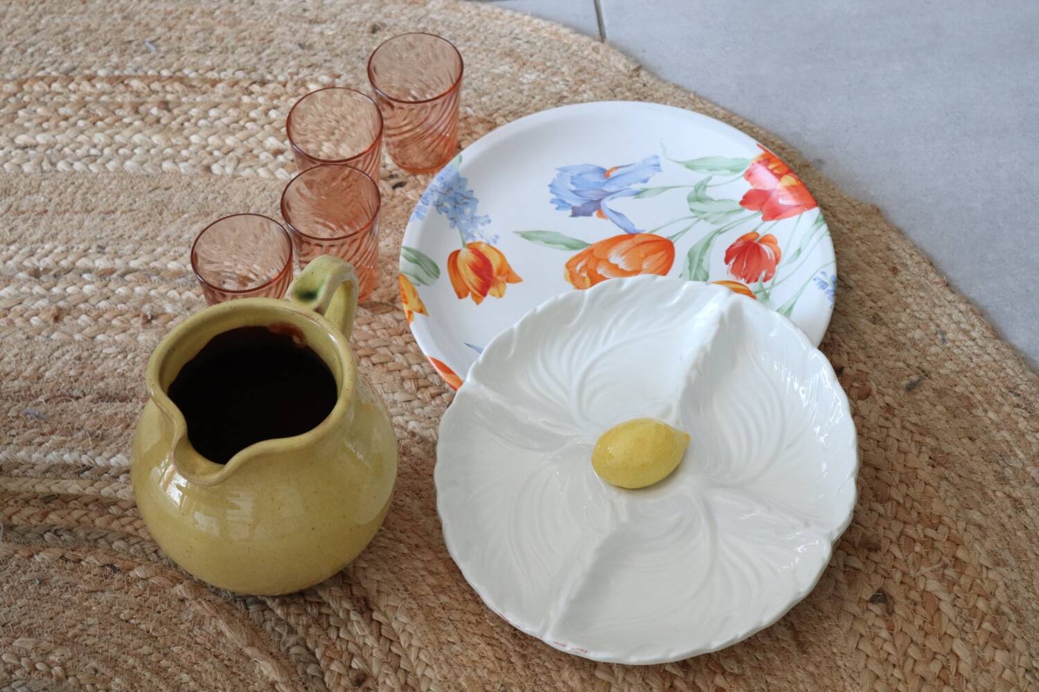 Italian ceramic lemon aperitif dish