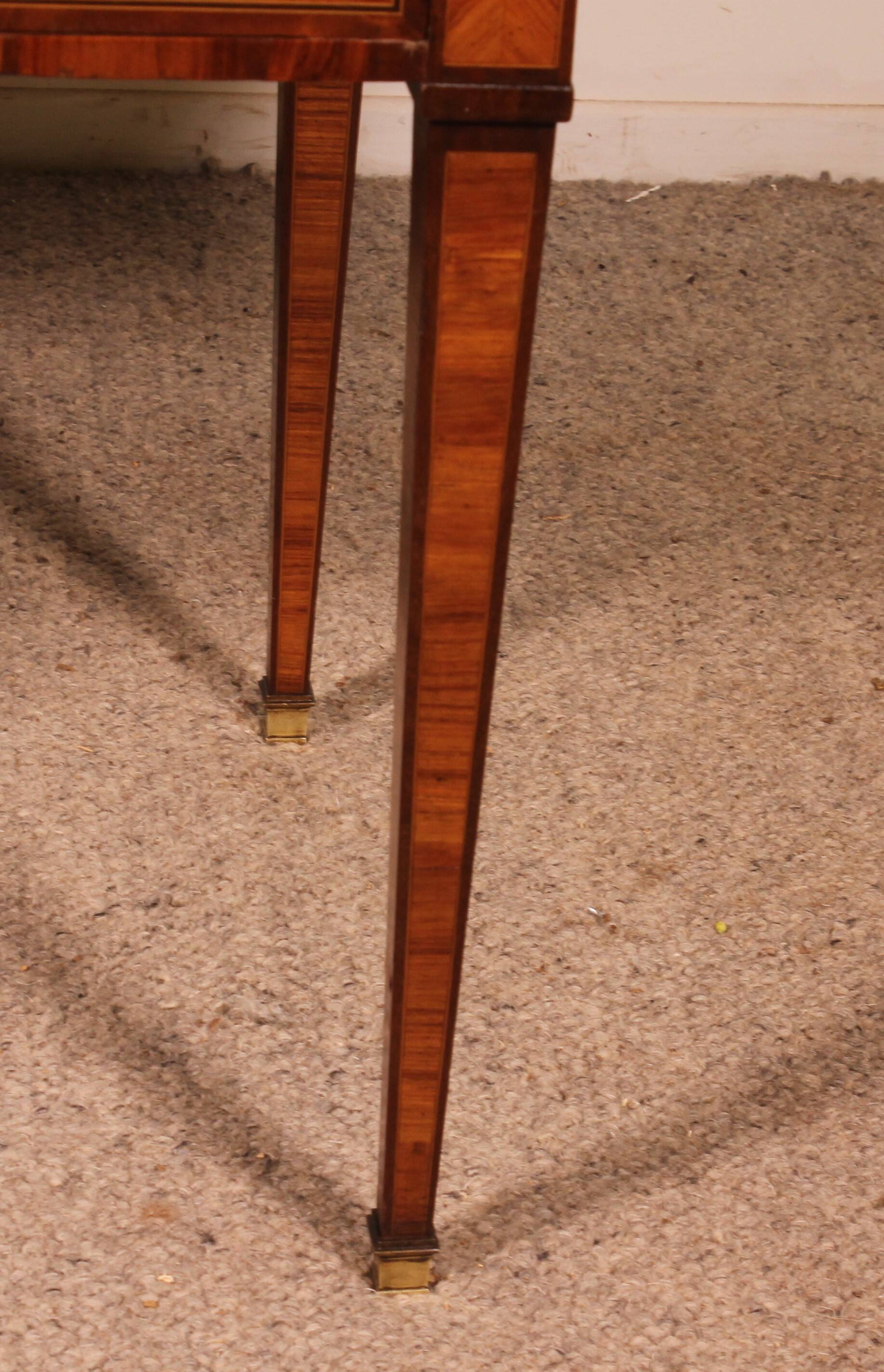 Bureau Plat Louis XVI En Bois De Rose