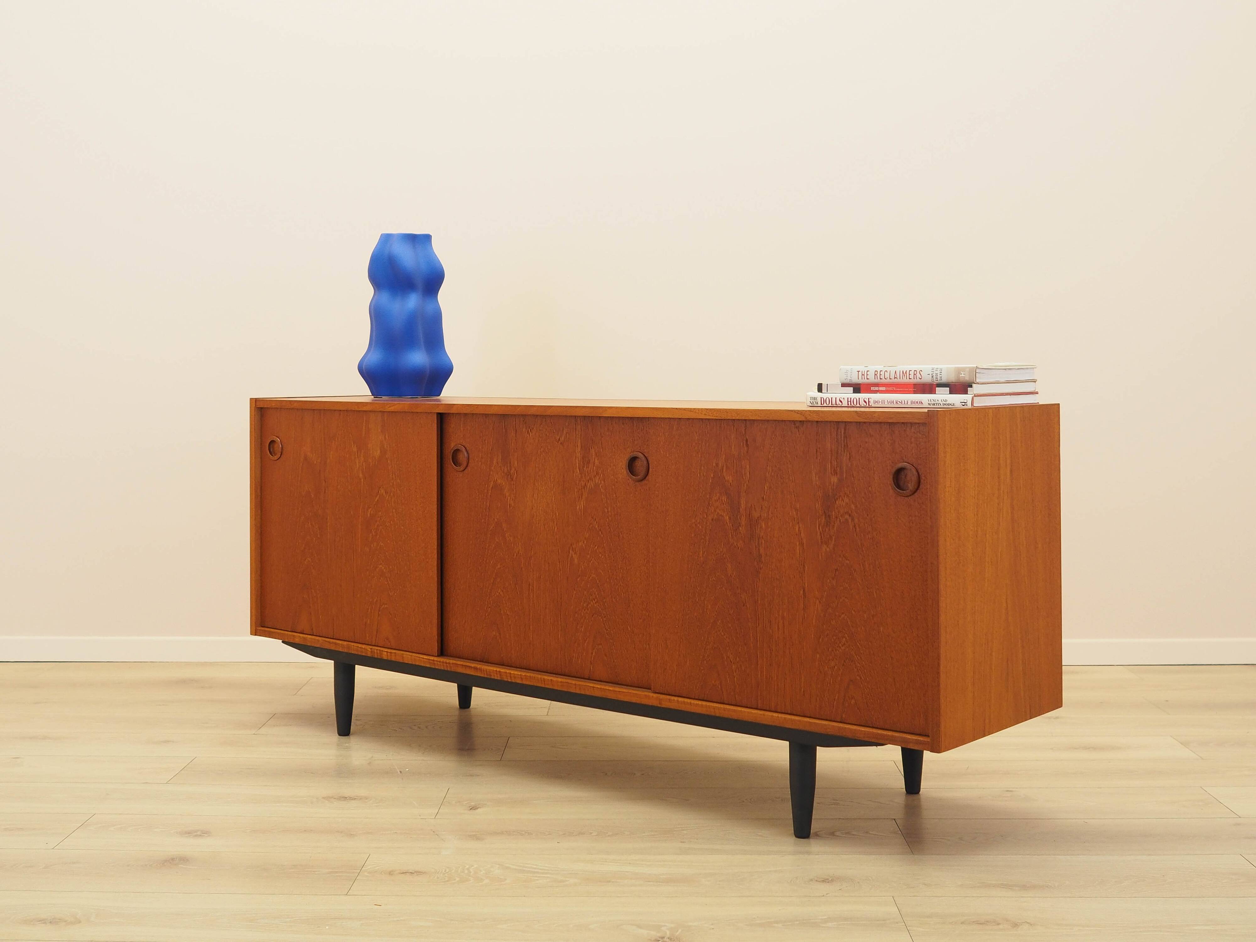 Teak sideboard, Danish design, 1970s, made in Denmark