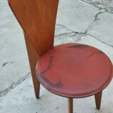 Beautiful Callegari design chair from the 70s, vintage wood