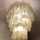 Murano glass ceiling light by Venini 1990