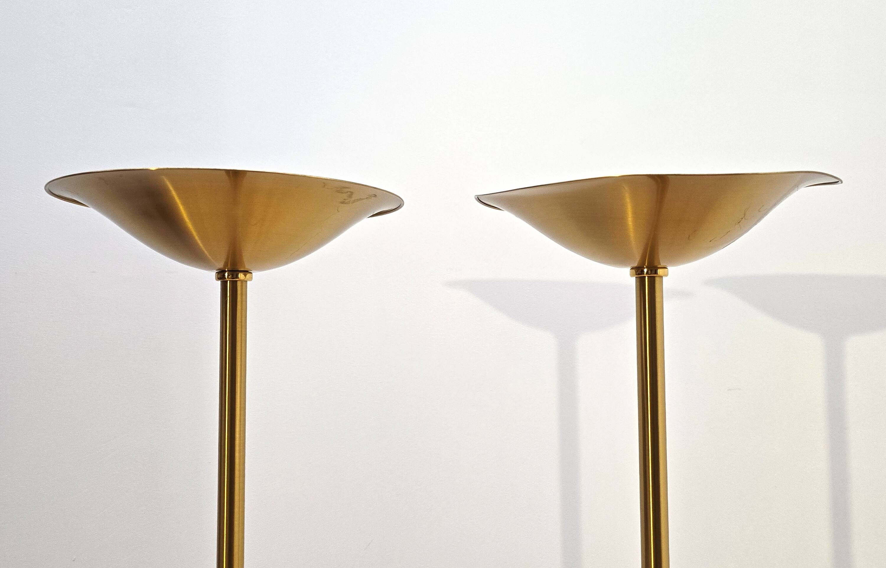 Vintage brass floor lamp