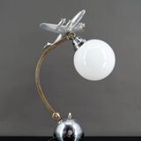 Art Deco / Streamline Moderne "Airplane" propeller lamp, circa 1930-1940