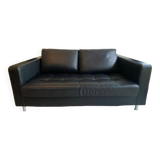 Canapé en cuir noir Ligne Roset