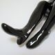 Anthropomorphic ashtray legs ceramic black design 80s