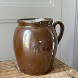 Pot ancien en grès vernissé