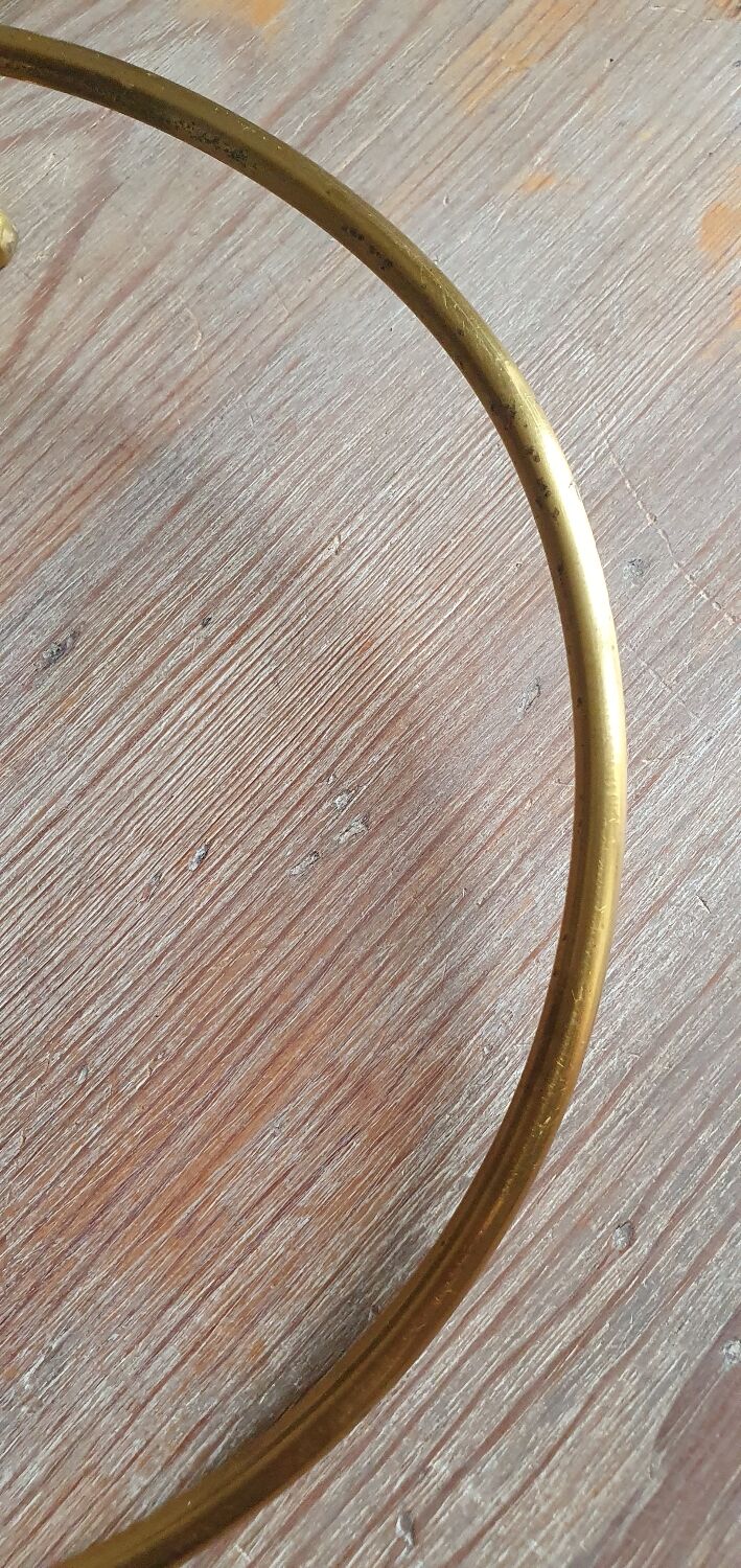 Brass towel hook