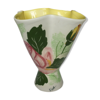 Vallauris cermal corolla vase