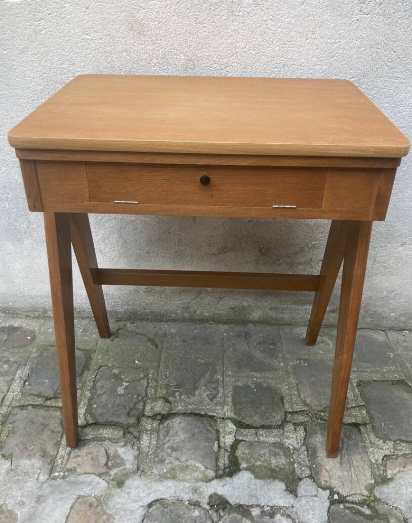 Desk - old sewing machine furniture