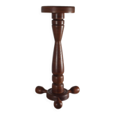 Vintage turned wooden flower support column