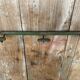 Vintage 1950s Green Metal Wall Coat Rack x3 #E