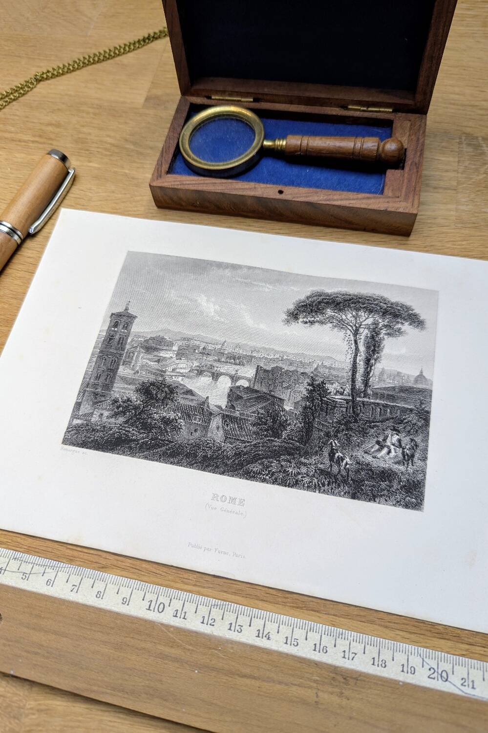 Gravure de Rome, 1841