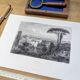 Gravure de Rome, 1841