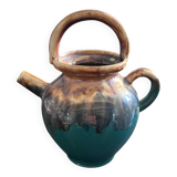 Green and ochre flamed goat