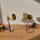 Paire de lampes de chevets orientables 1970.
