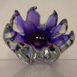 Large Italian bowl in purple Murano glass, 1960s