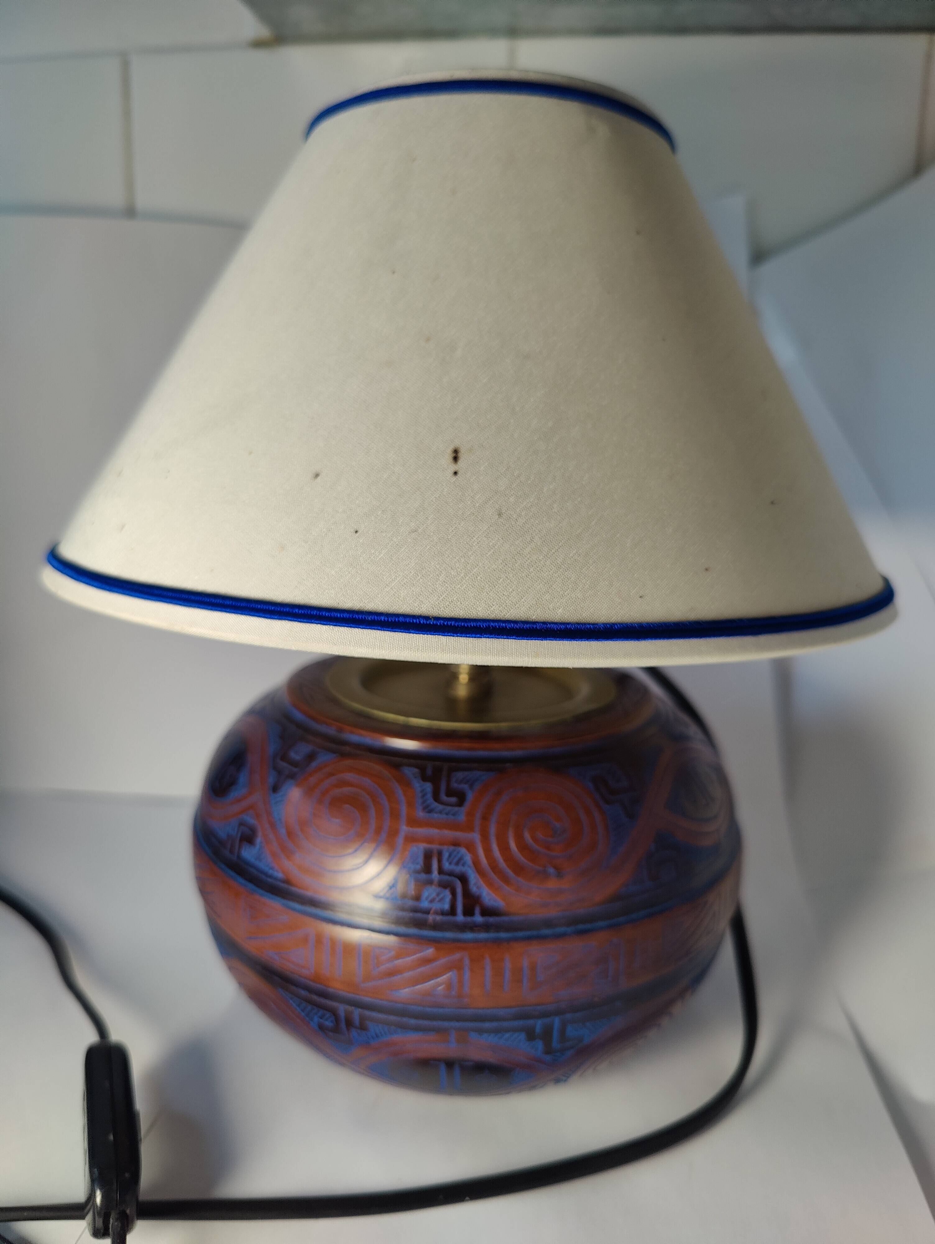 Lampe terre cuite de Marivaldo Brazil