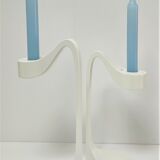 Pair of designer candle holders by Monika Mulder for vintage Ikea