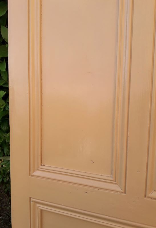 Landing door 210,3x85,6cm old molded