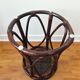 Tabouret/Sellette en rotin et cannage vintage - Années '60/'70
