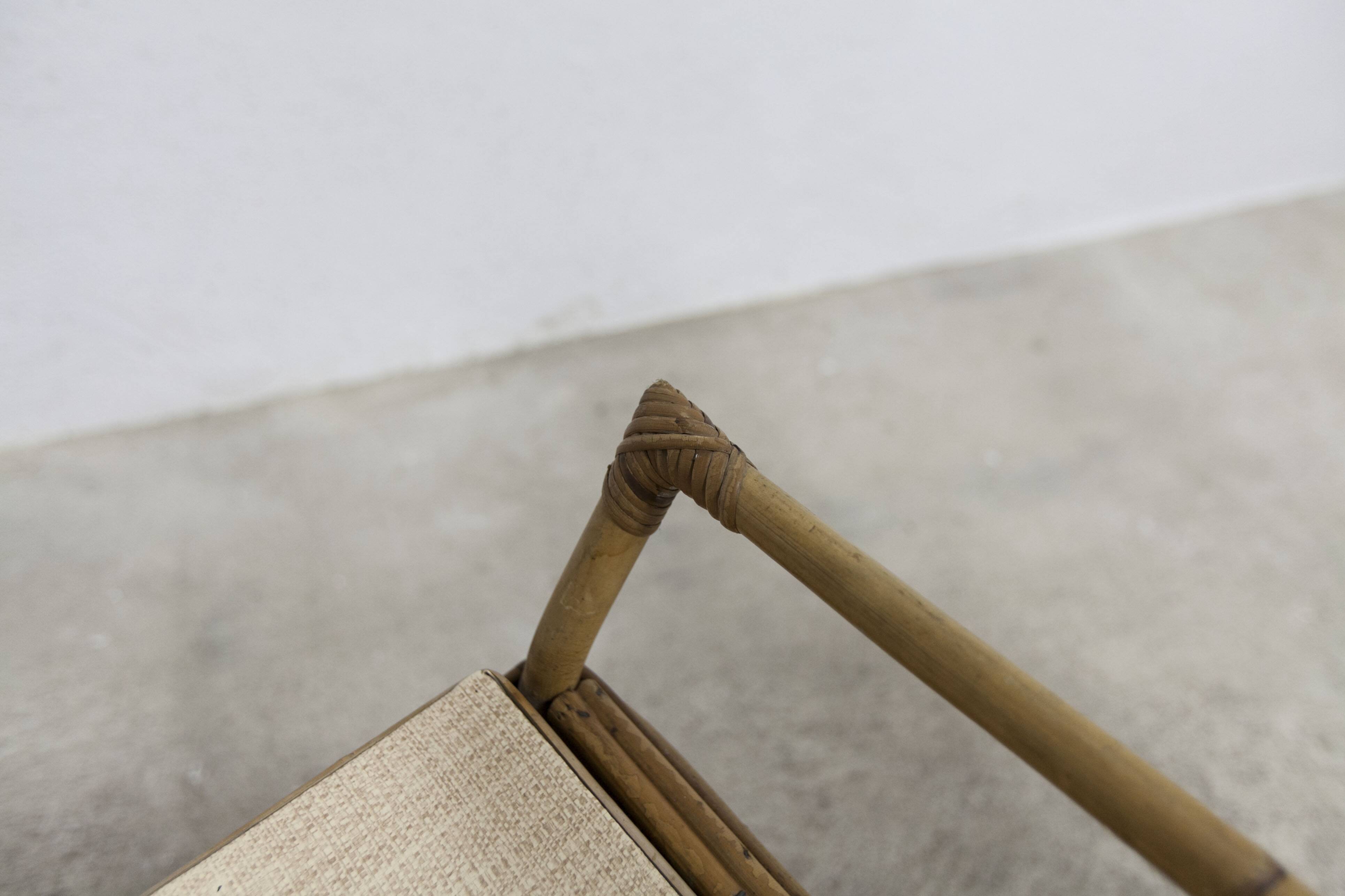 Bamboo bench chest 1960