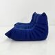Togo 2 royal blue chairs by Michel Ducaroy for Ligne Roset, 1970