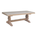 Table monastère chêne massif bois brut