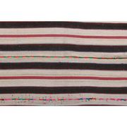 Vintage Turkish Hand-Knotted Wool Cotton Beige Kilim Area Rug 158x217