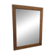 Antique natural wood mirror