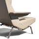 Archi armchair in beige leather by Pierre Paulin - Ligne Roset Edition