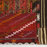 7x10 Multicolor Traditional Handmade Kilim Rug, 202x304Cm