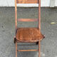 Folding chair – Vintage – Furniture – Patinated wood
