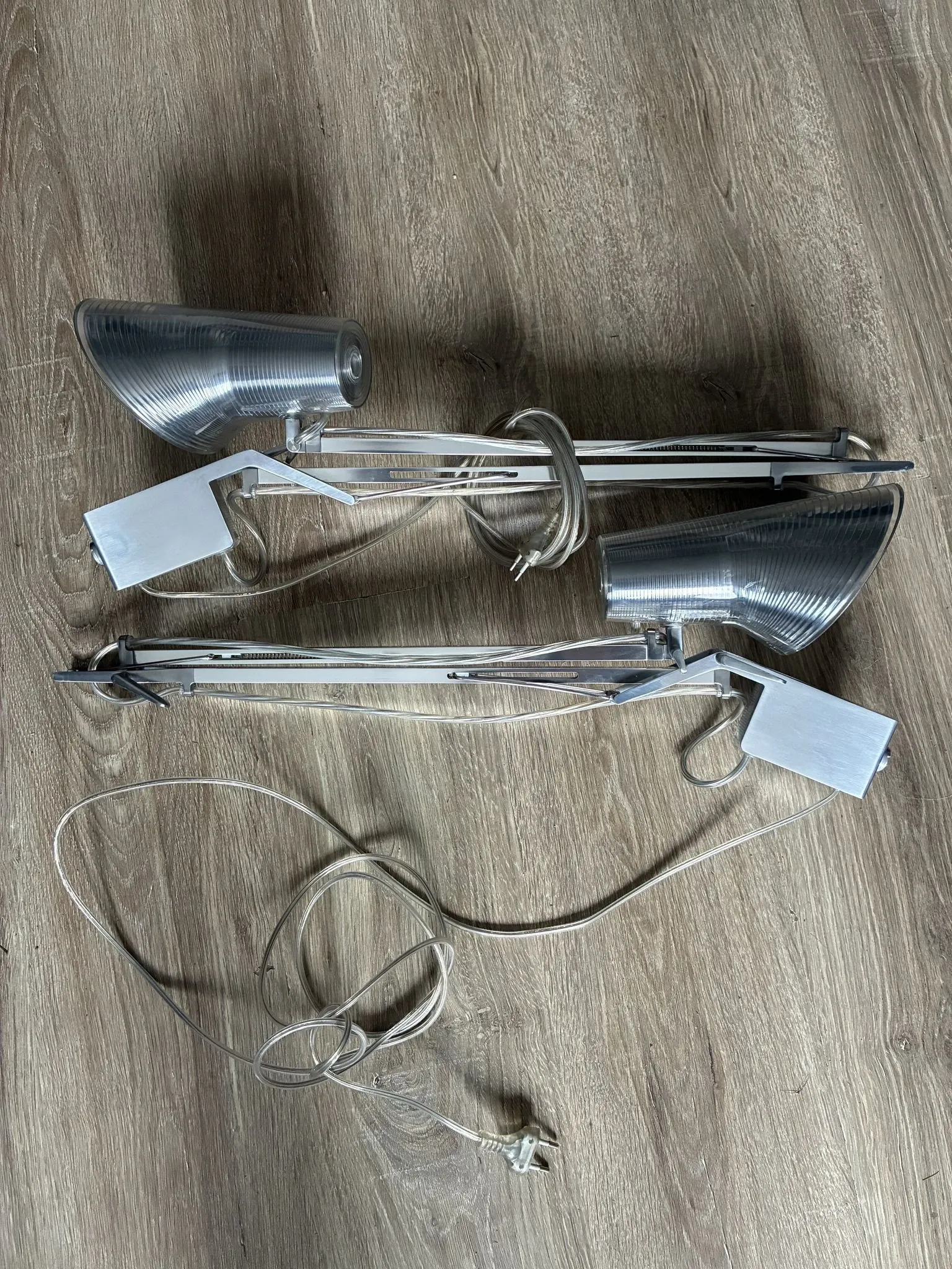 Pair of Flos Kelvin lamps by Antonio Citterio, wall-mounted version