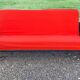 Vintage sofa red and black fabrics