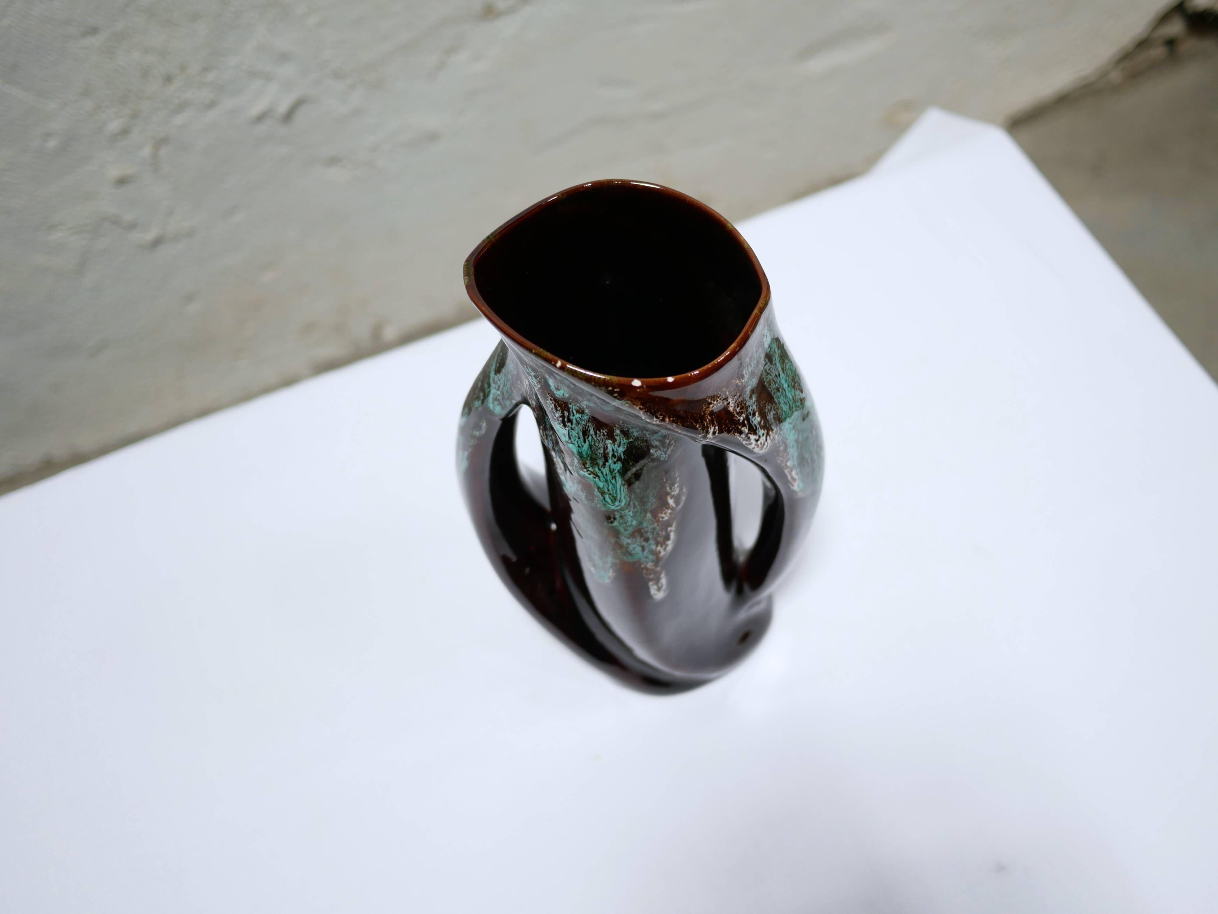 Vallauris vintage ceramic vase