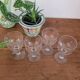 Set of 4 small stemmed glasses