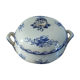 Soupière vintage Sarreguemines fleurs bleues