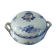 Soupière vintage Sarreguemines fleurs bleues
