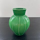 Cracked earthenware vase