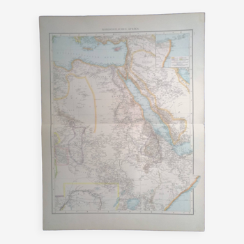 A geographical map from Atlas Richard Andrees 1887 Nordöstliches Afrika North Africa