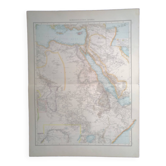 A geographical map from Atlas Richard Andrees 1887 Nordöstliches Afrika North Africa