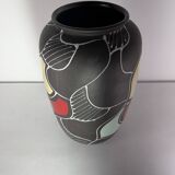 Vase céramique 1950 vintage Allemagne Grand