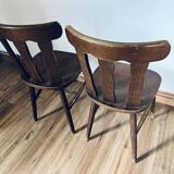 Pair of bistro chairs