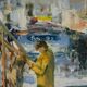 Oil on canvas “Concarneau”, signed S. Blaszczyk – 1991