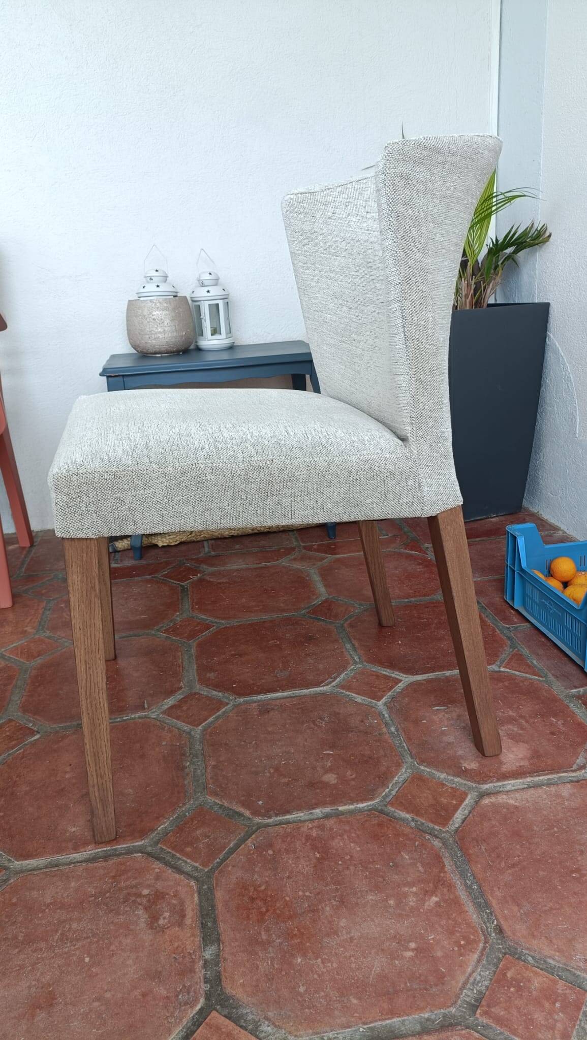 4 Valentina model chairs by Habitat, renovated